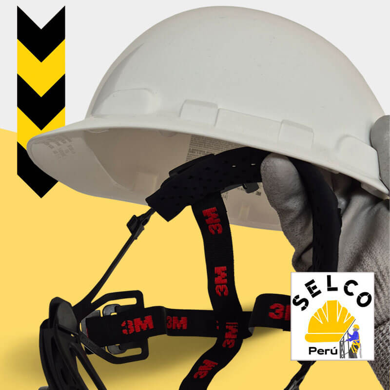 casco de seguridad blanco 3m para ingenieros vendido por Selco Perü